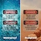 Signmission Do Not Leave Door Open Or Unlocked Bilingual, 7 in W x Rectangle, Vinyl Decal OS-2PACK-DS-D-710-VS-1152 - alternate 5